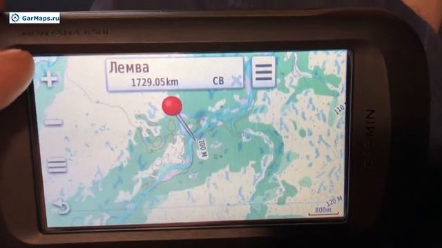 Карты для навигатора Garmin Montana 650t