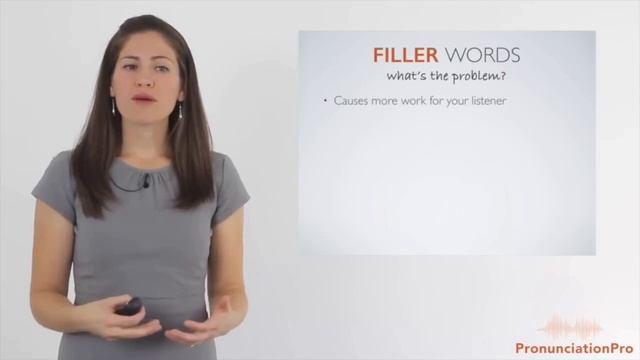 Filler words in American English