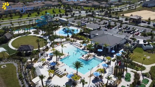 THE RETREAT CLUB IN CHAMPIONSGATE RESORT - ORLANDO AREA FLORIDA. DRONE TOUR. FLORIDA SPIRIT VACATIO