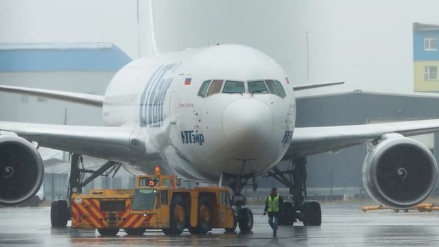 Дождливый день с ЮТейр, Анадырь, Чукотка Rainy day with Utair, Anadyr, Chukotka