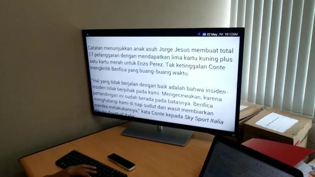 buka berita lewat browser di android tv