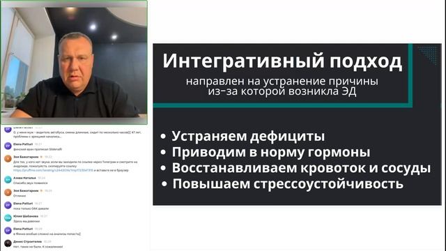 Профилактика и коррекция эректильной дисфункции - интегративный подход