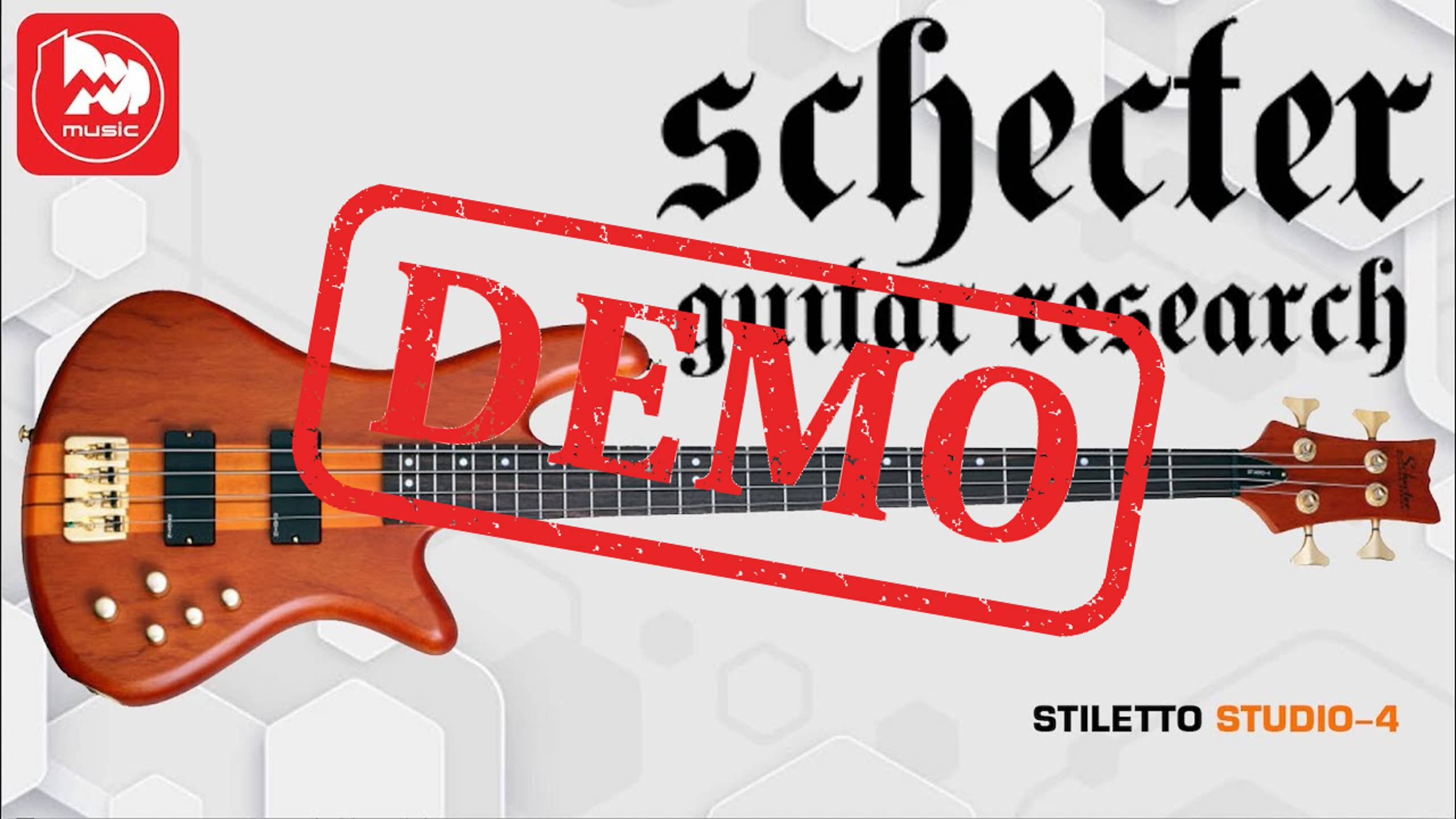 Бас-гитара SCHECTER STILETTO STUDIO-4 HSN - демонстрация звучания