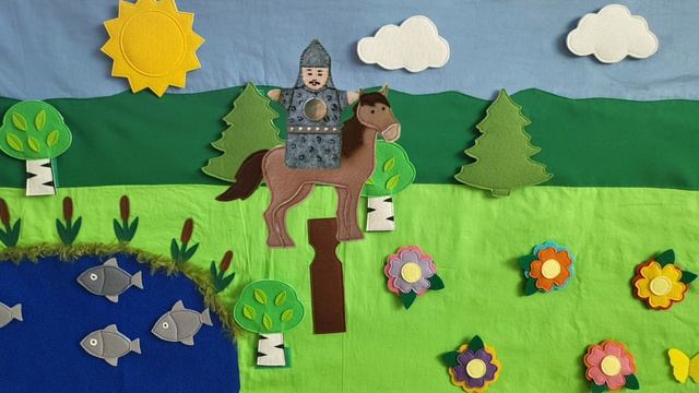 К.Г.Оросин "Дьулуруйар Ньургун Боотур" кылгатыллыбыт олонхотуттан ойуулук