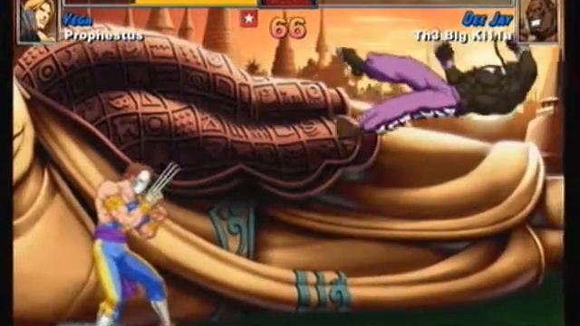 Street Fighter II HD Remix casual play Vega vs. Dee Jay