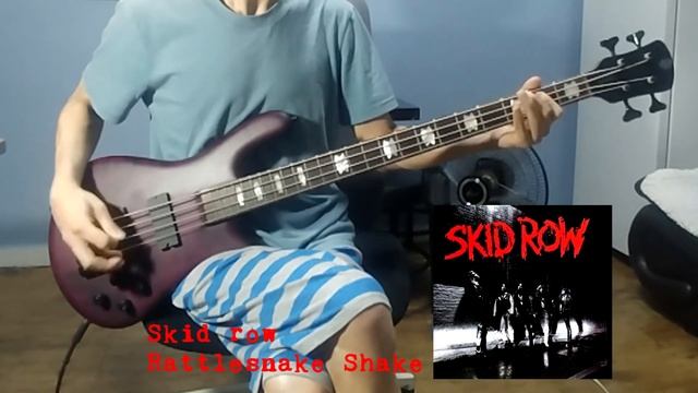 Skid Row - Rattlesnake Shake (Bass Cover)