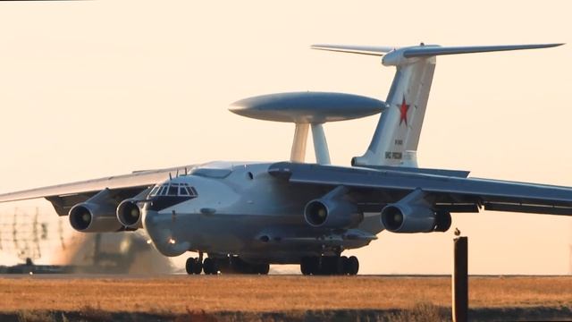 А-50, посадка, переговоры. Russian AWACS+ATC.