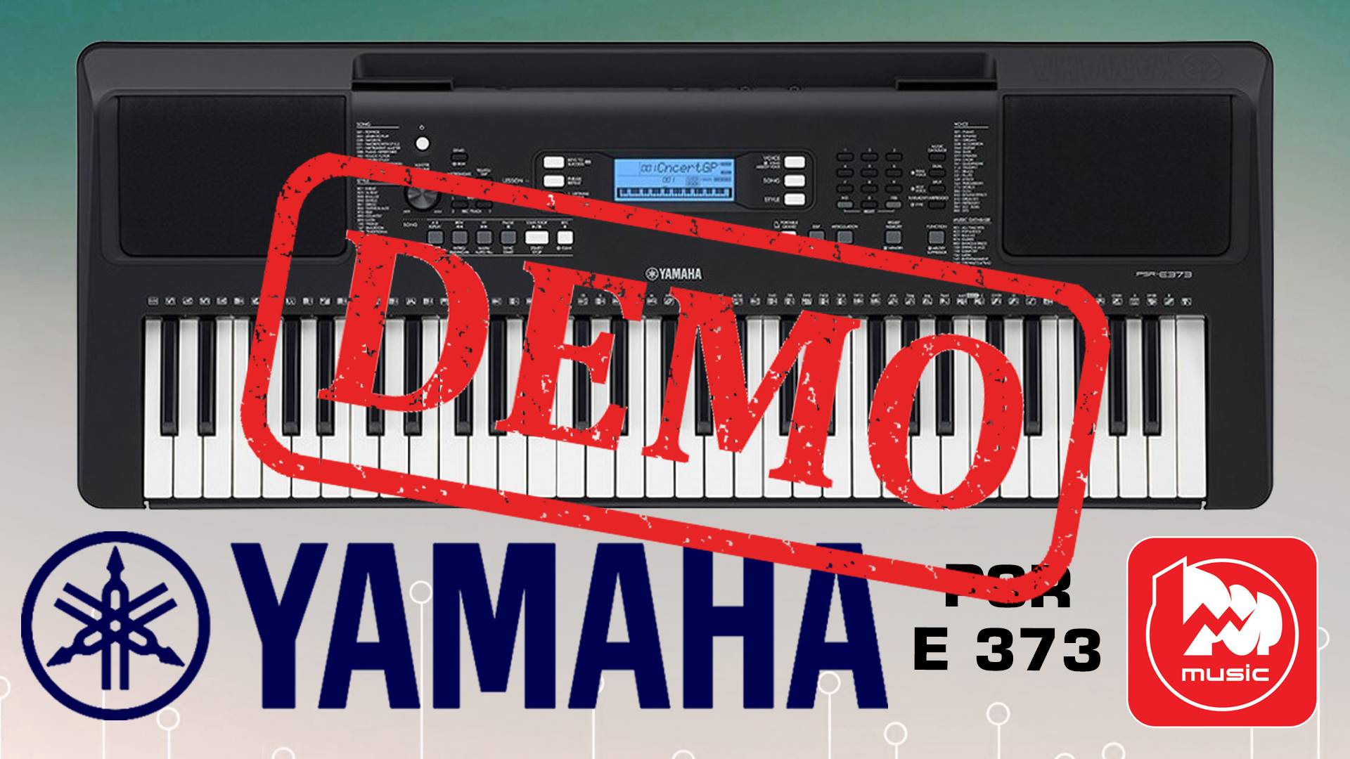 Синтезатор YAMAHA PSR-E373 - демонстрация звучания