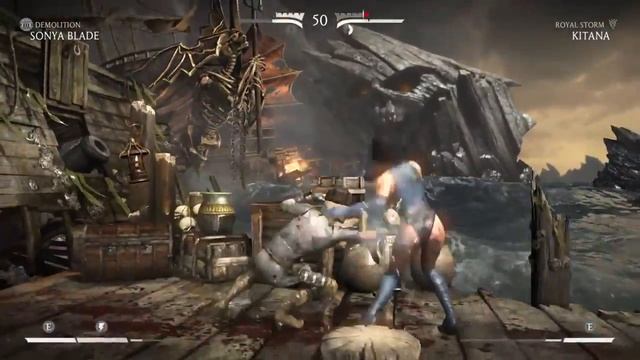 Mortal Kombat X -Tournament:  Vityaz (Sonya Blade) vs Vodkajad (Kitana)