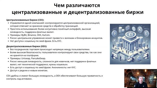 Что такое криптобиржа? Обзор возможностей - CEX, DEX, KYC, комиссии, мониторинг, стратегии торговли