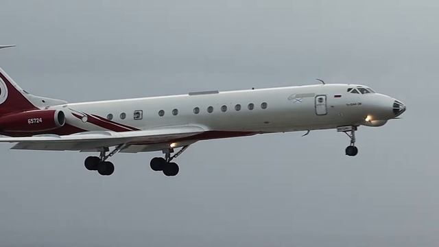 Ту 134 посадка Анадырь Tupolev 134 landing at Anadyr UHMA