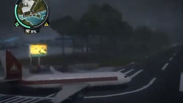 Just Cause 2 ODD WEATHER CHANGE