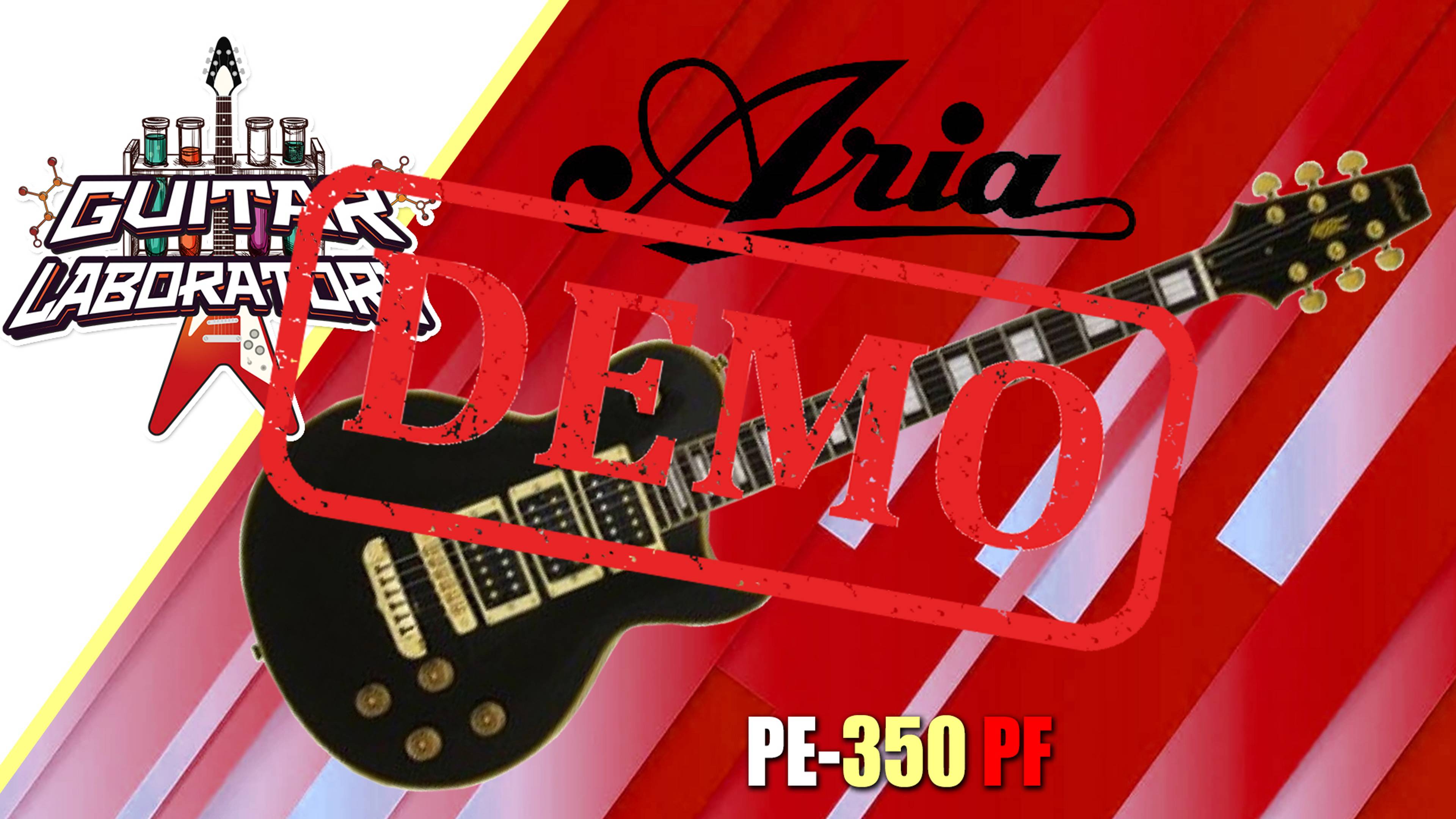 Электрогитара ARIA PE-350PF AGBK - демонстрация звучания