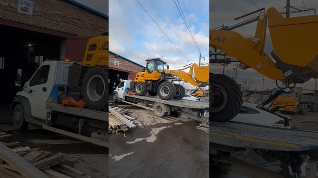 Отгрузка Фронтального погрузчика Fukai ZL28. г.Новосибирск.