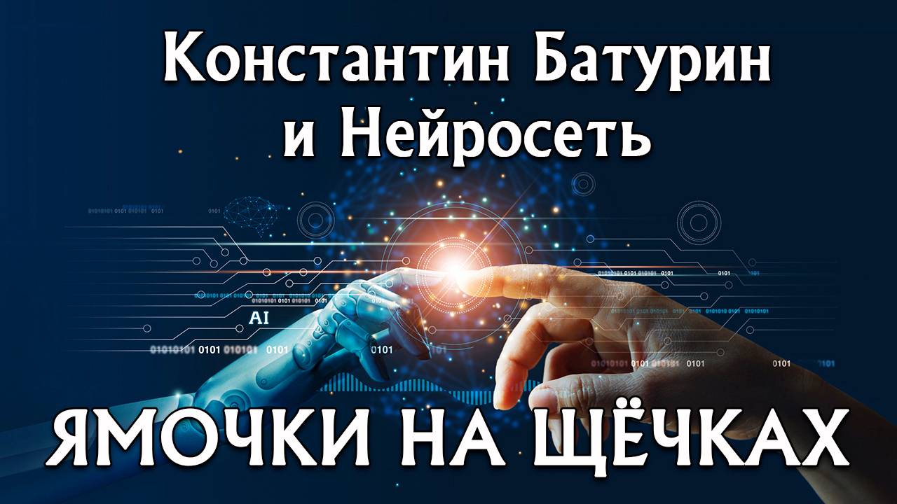 ЯМОЧКИ НА ЩЁЧКАХ - Константин Батурин и Нейросеть