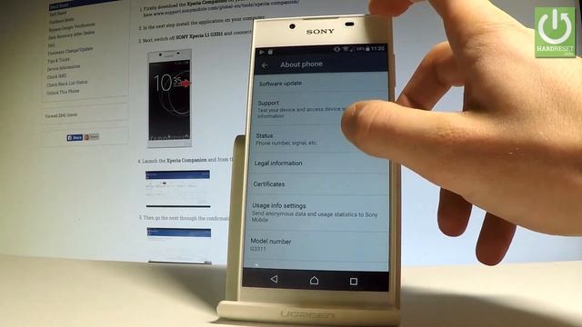 Serial Number in SONY Xperia L1 - Check Serial Number in SONY