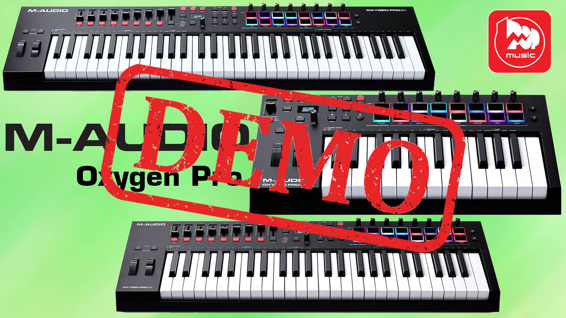 MIDI-контроллер M-AUDIO OXYGEN PRO - демонстрация звучания