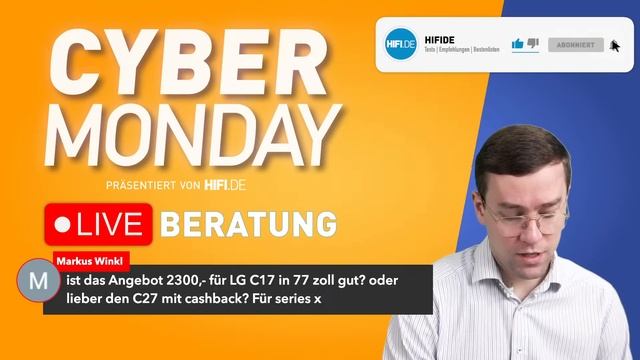 Cyber Monday Deals Live Beratung - TV, Soundbars, Kopfhörer & mehr! #deals #cybermonday