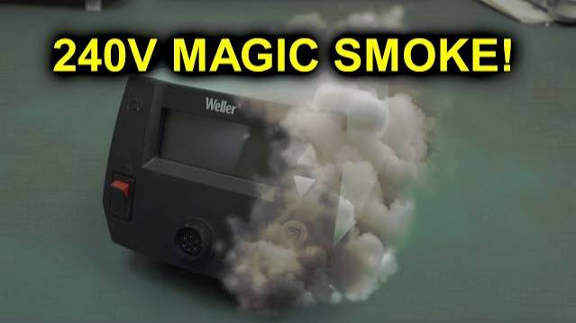 EEVblog #1152 - 240V-120V = Magic Smoke!