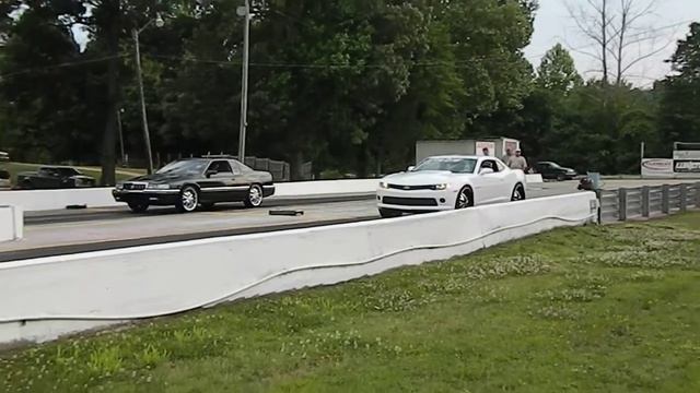 2014 Chevy Camaro on 26's Vs. Cadillac Eldorado (Race 2) Pull Up or Shut Up 2014