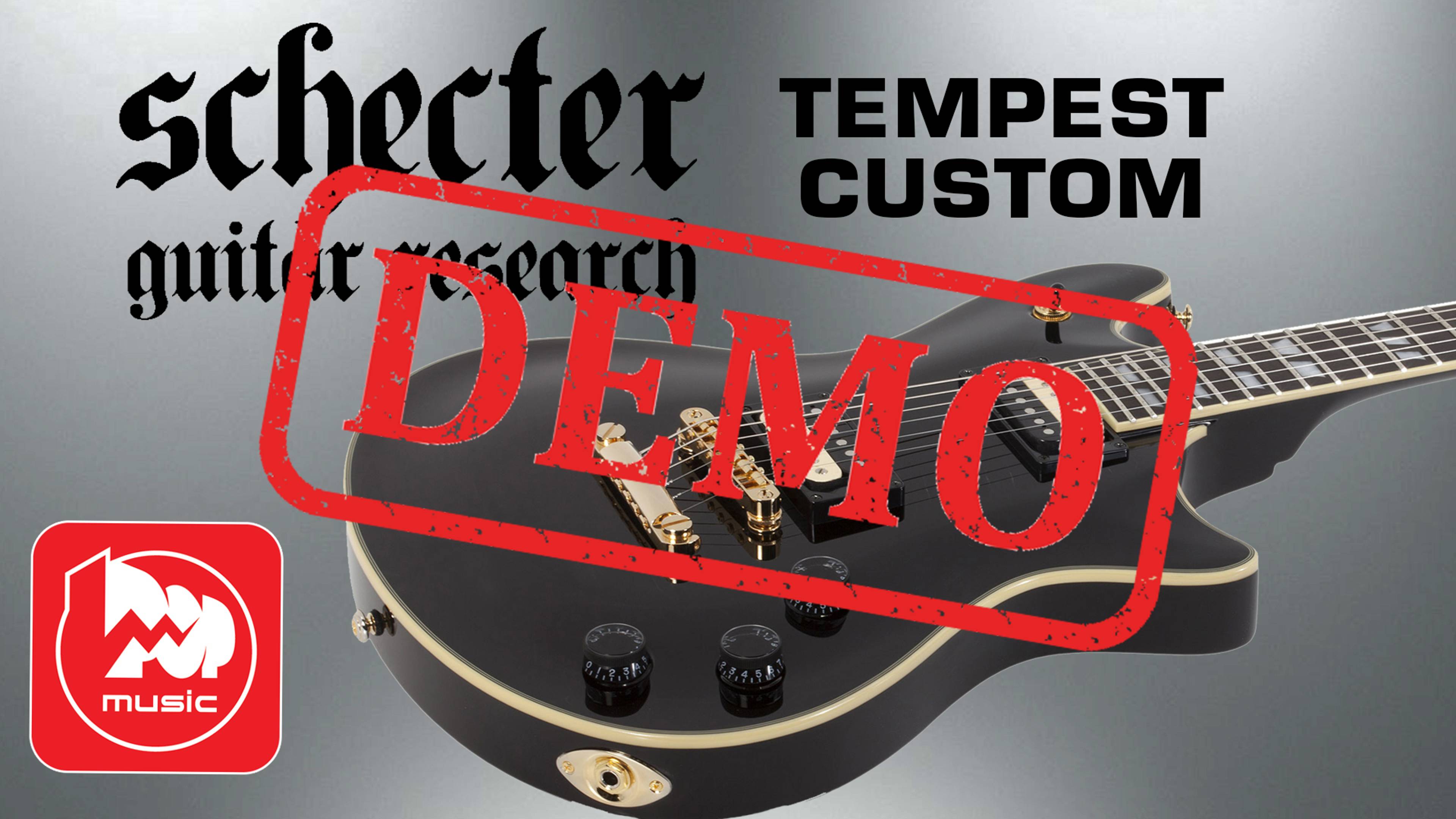 Электрогитара SCHECTER TEMPEST CUSTOM - демонстрация звучания