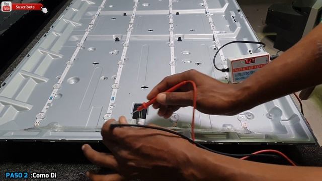 Televisor SAMSUNG Diagnóstico y reparación. Mira lo que encontré, ¿porque no prenden los LEDS?