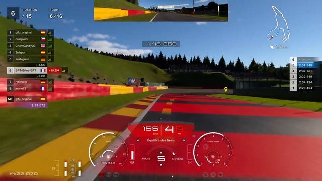 19h Spa 24h Championnat Constructeur Toyota  Supra gr4 BRT-Gilles🇨🇵21/06/2023
Obj A S