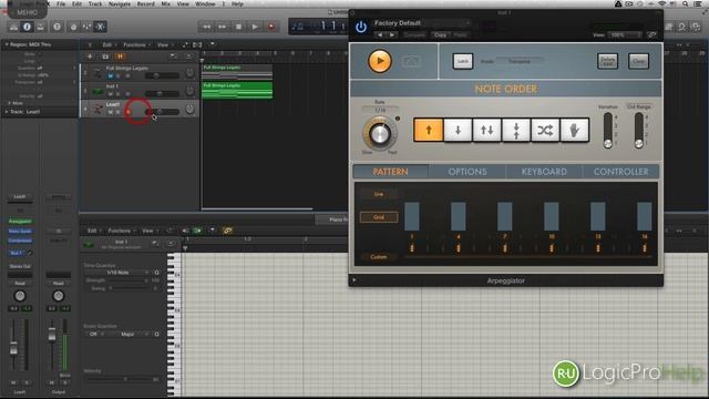 Экспресс курс Logic Pro X. Урок 3 — Запись MIDI [Logic Pro Help]