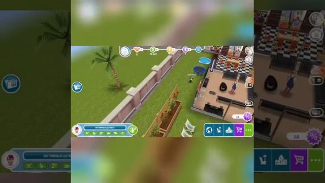 Летсплей "Д.р. Райли"//Let's play #2//The Sims FreePlay//Liza TV