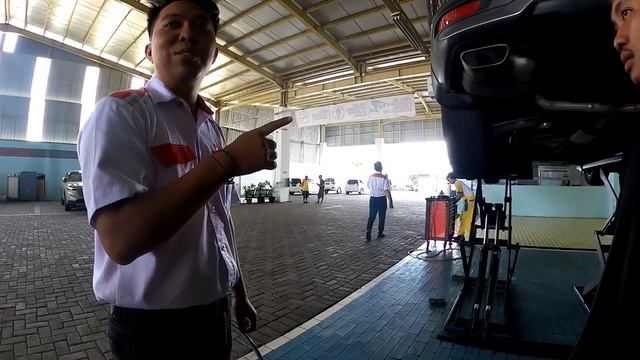 SERVICE CRV AHMAD SEBELUM PULANG JAKARTA