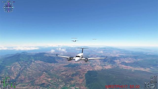 Around The World Tour In IFR Flight 51. Lots Of Volcanos.