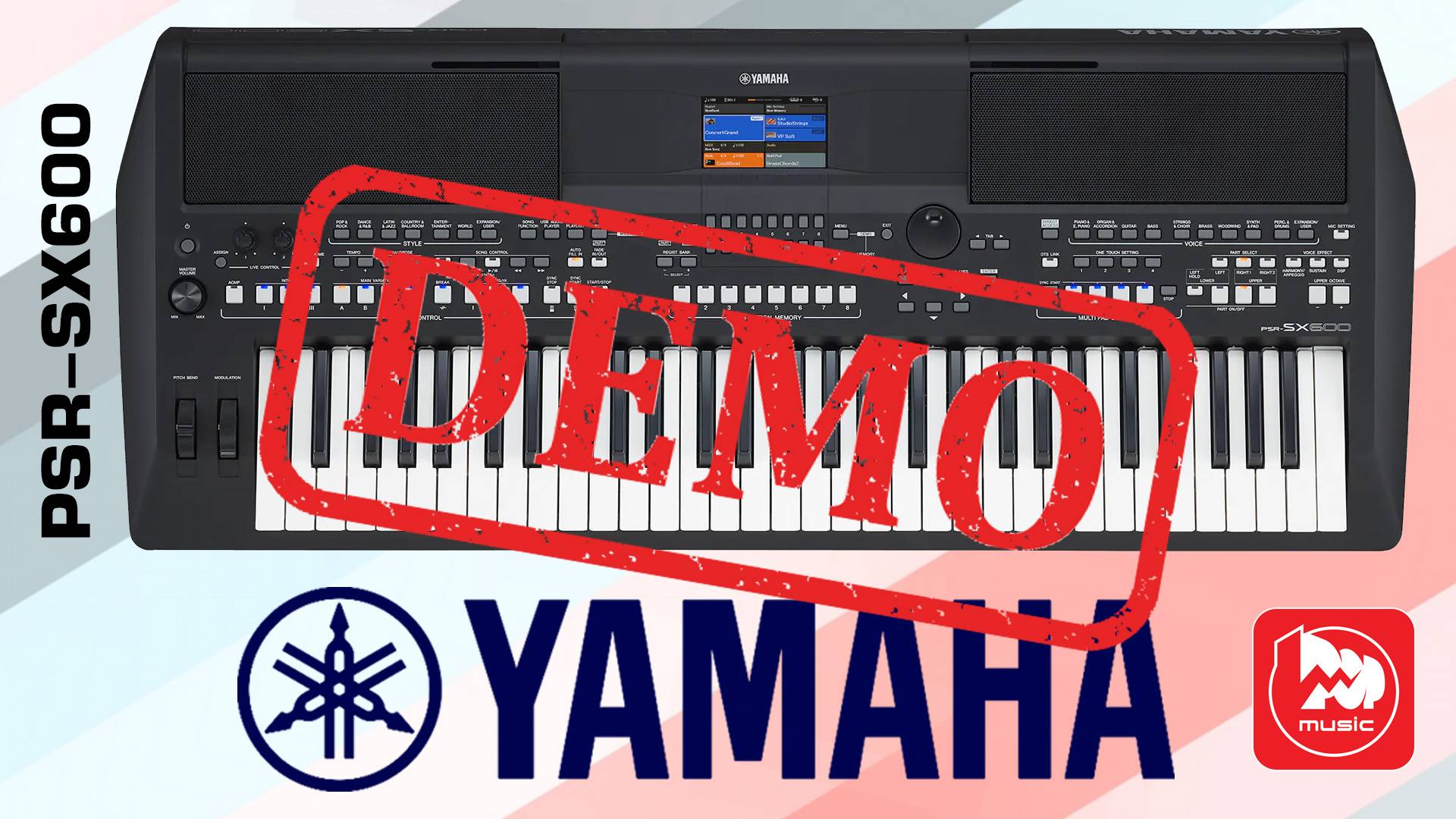 Синтезатор YAMAHA PSR-SX600 - демонстрация звучания