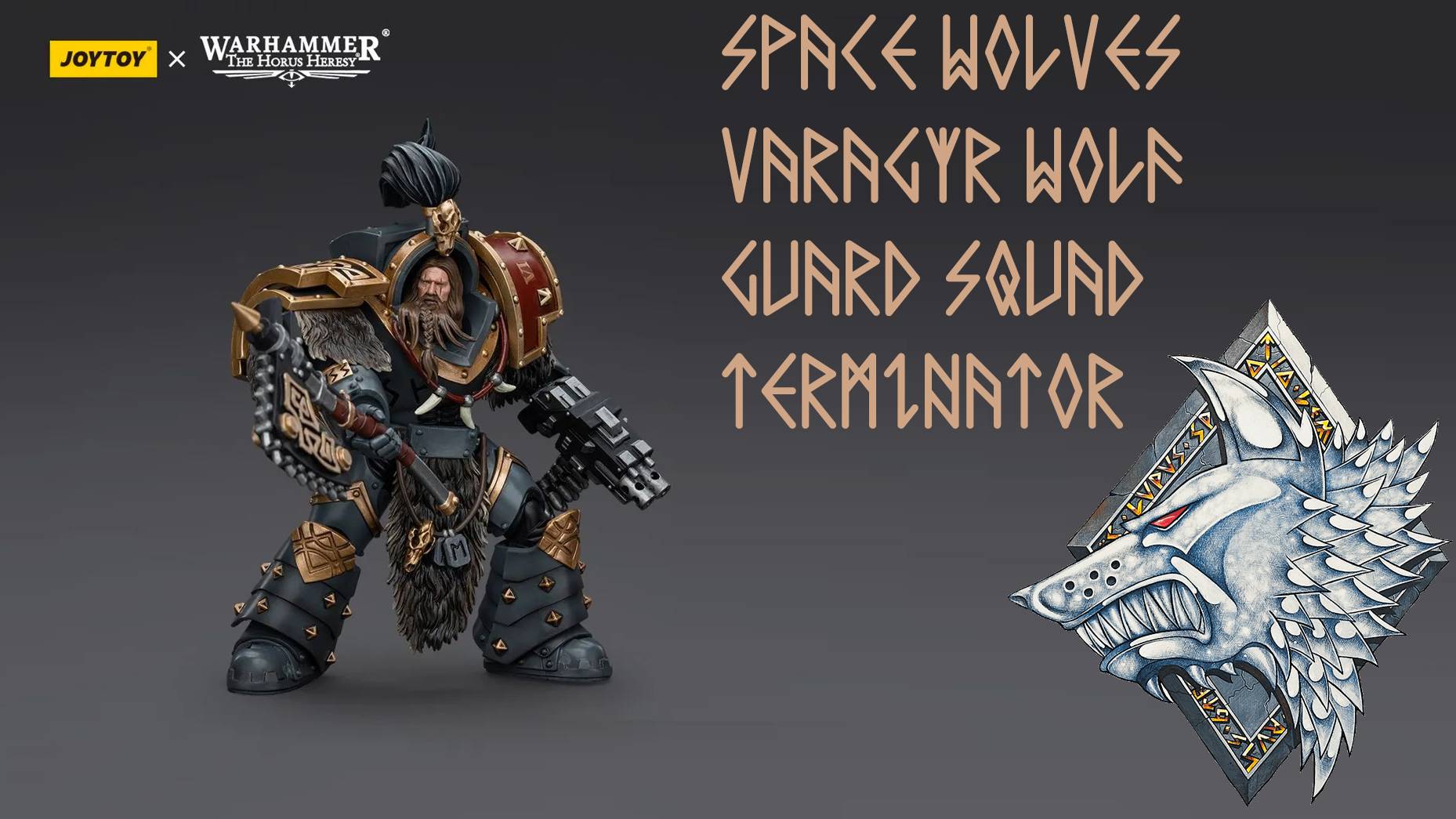 JOYTOY Warhammer 40k Space Wolves Varagyr Terminator обзор фигурки