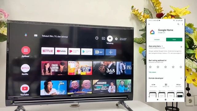 Cara Menghubungkan Smart Tv Android Ke App Google Home Hp Android