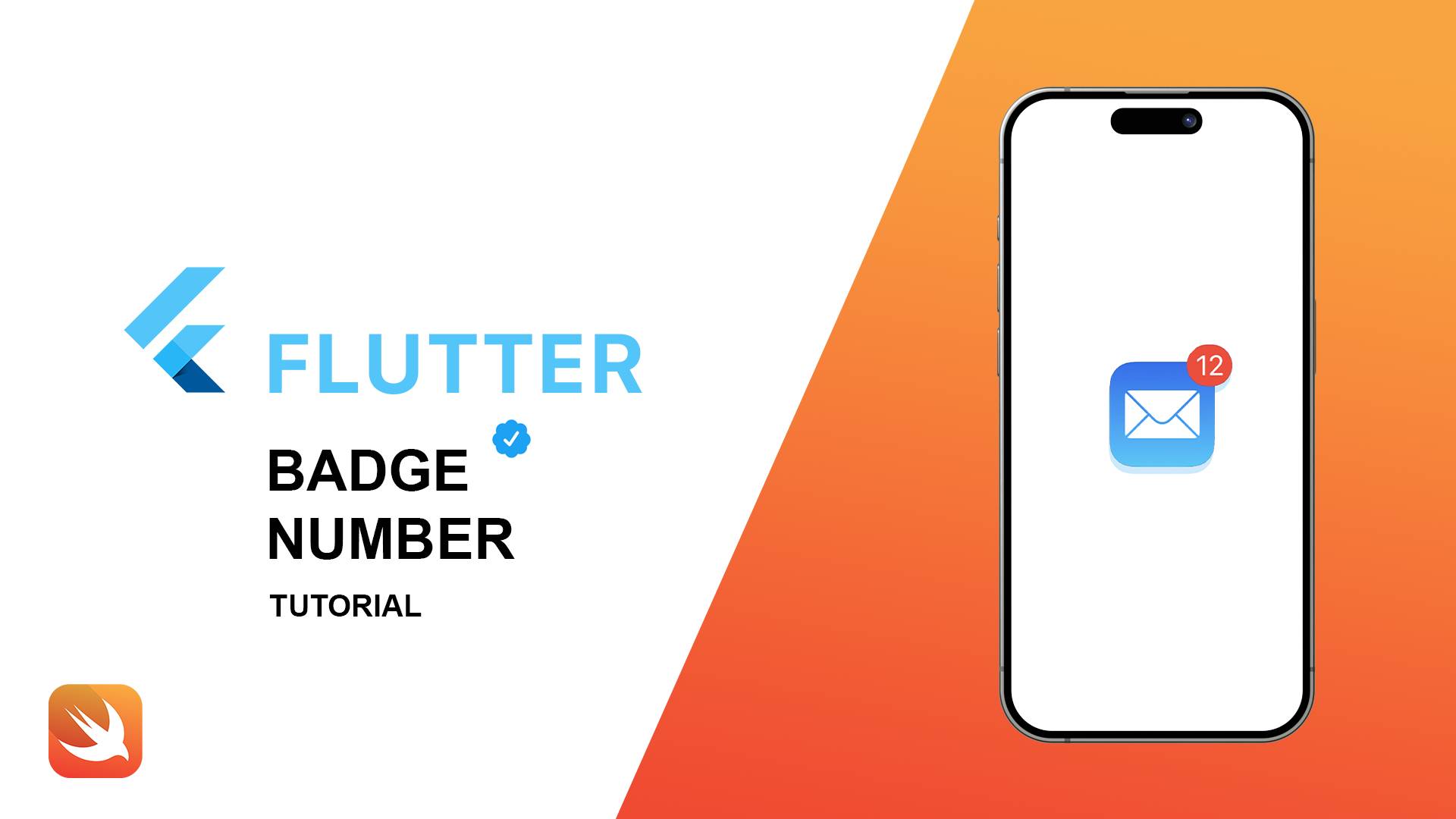 Add badge number to app icon. Flutter