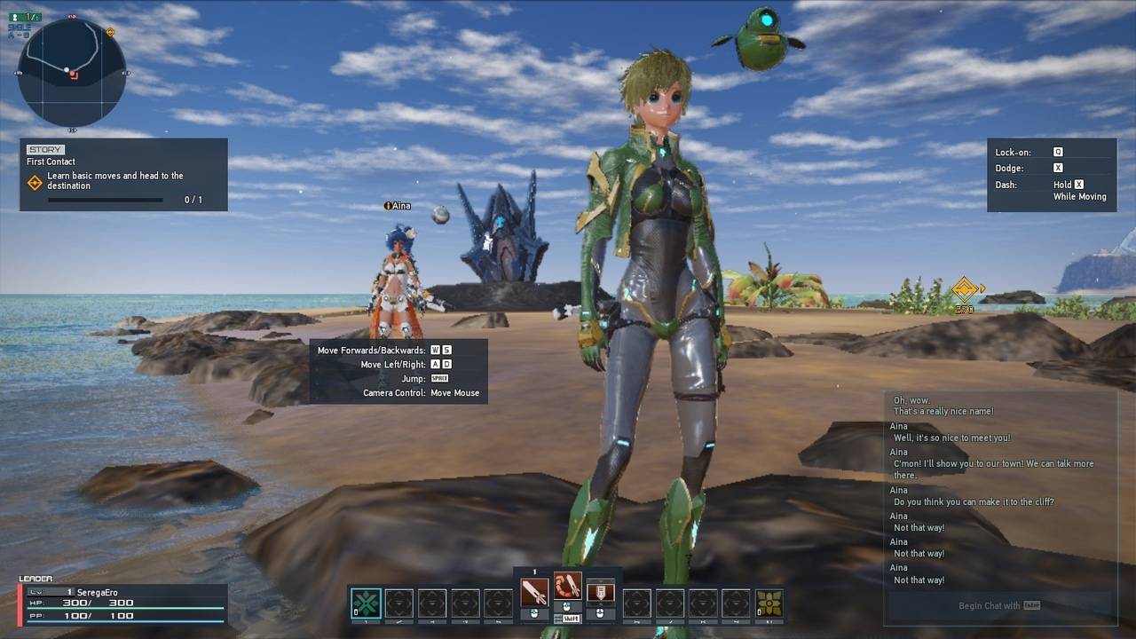 PHANTASY STAR ONLINE 2 создание персонажа