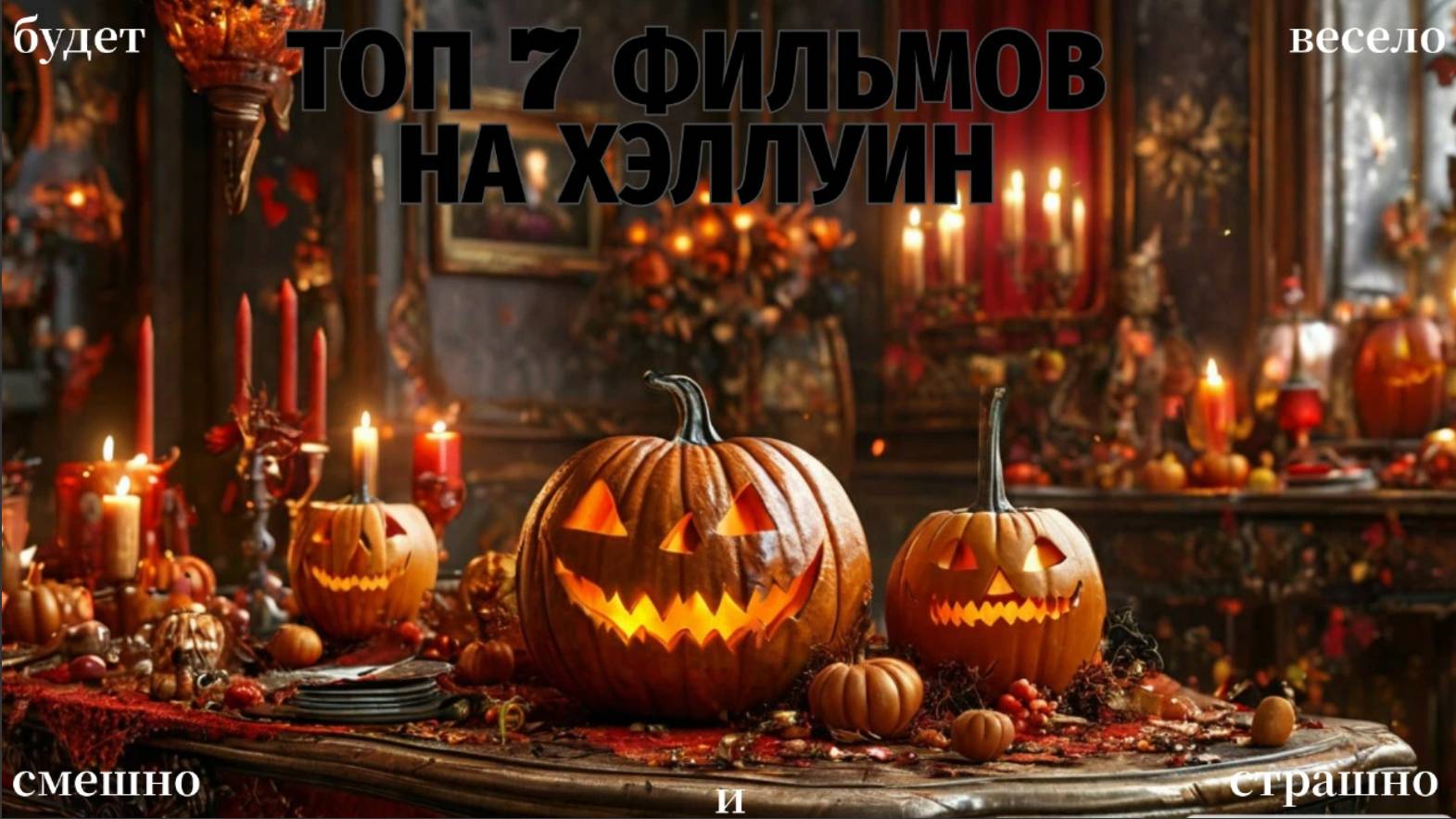 ТОП 7 ФИЛЬМОВ НА ХЭЛЛОУИН !!!