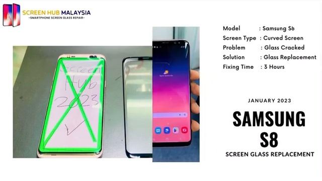 Screen Hub Malaysia | Phone Screen Crack Repair | Screen Glass Replacement For Samsung S8