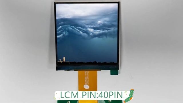 New 3.4inch 480X480 RGB IPS Tft Touch Lcd Display Module
