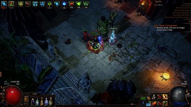 Path Of Exile | 3.9 SkInS - Ice Crash - T16 Metamorph (Raider The Saviour)