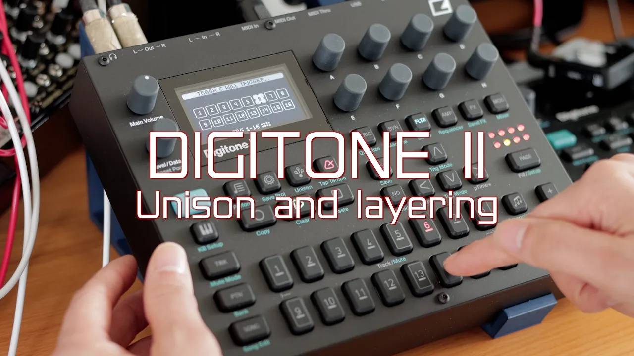 Elektron Digitone II Exploring Unison and Layering Voices