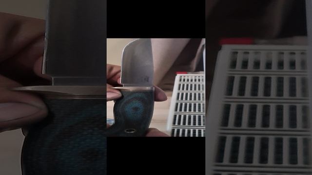 Заточен нож в линзу Южный крест сталь на клинке Elmax