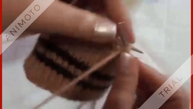 Плетени Терлици - Модел 12 (Knitted Slippers) (Тапочки спицами) (Patik) (Pantufas passo a passo)