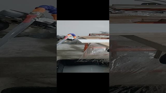 Запил болгаркой 45 градусов