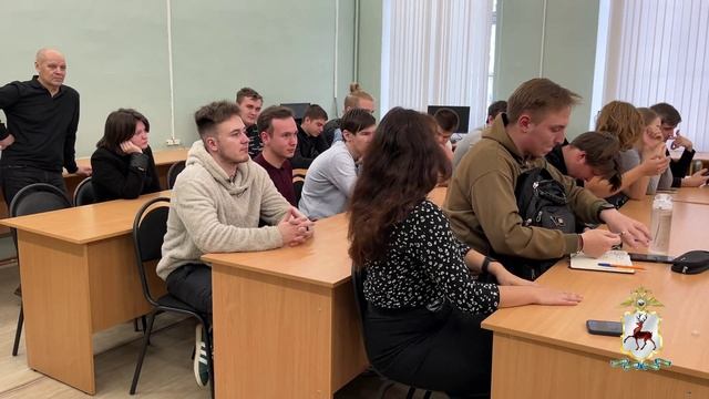Руководитель оперативного подразделения полиции Нижнего Новгорода встретился со студентами