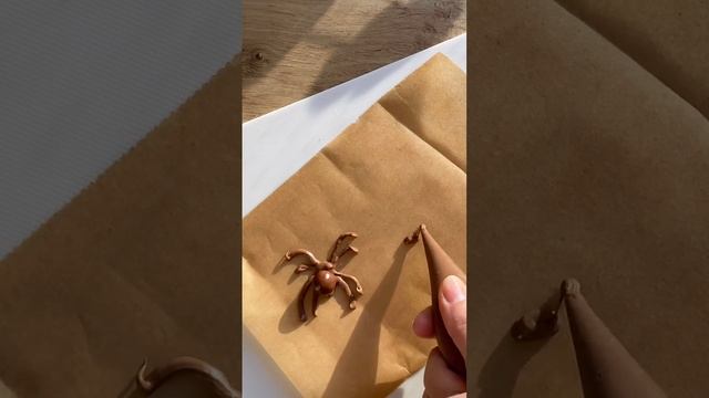 Пауки 🕷🕷🕷из шоколада 🍫Подписывайтесь, чтобы не пропускать новые видео!