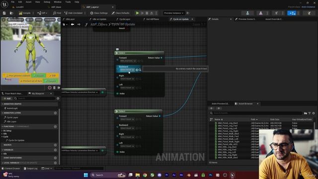 09.13 - Select animations with directions. Part 09. Cycle animation Part02 Pro