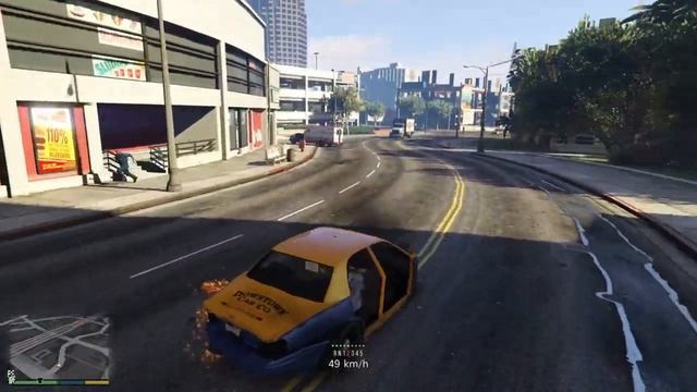 In traffic at a speed of 9999999, can a cab take passengers to their destination_  - GTA5