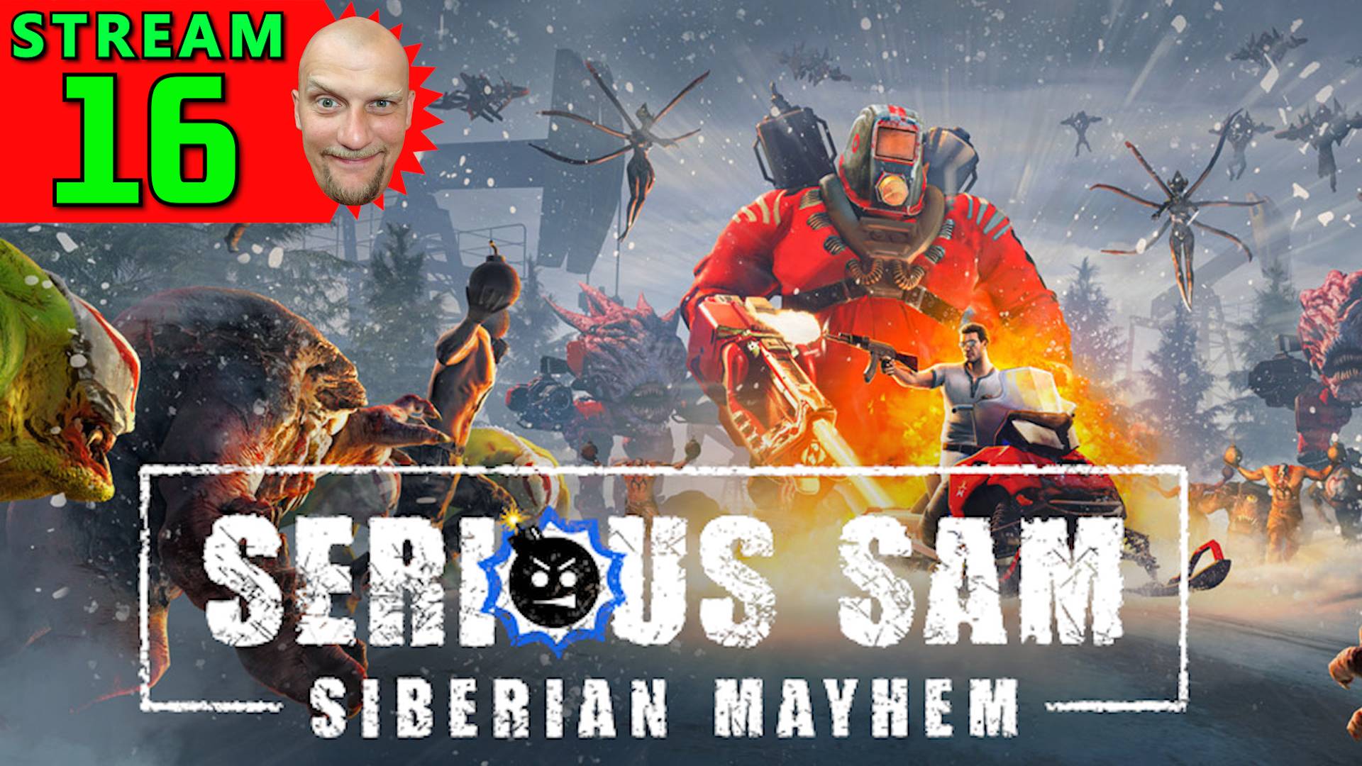 💽16🍀Serious Sam 4🍀Первое Прохождение - Стрим [1440]🍀Hard-Режим🍀В КАЛИНОВКУ ПОД МАЛИНОВКУ🍀