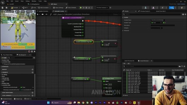 09.07 - Make calculate direction function more modular. Part 09. Cycle animation Part02 Pro